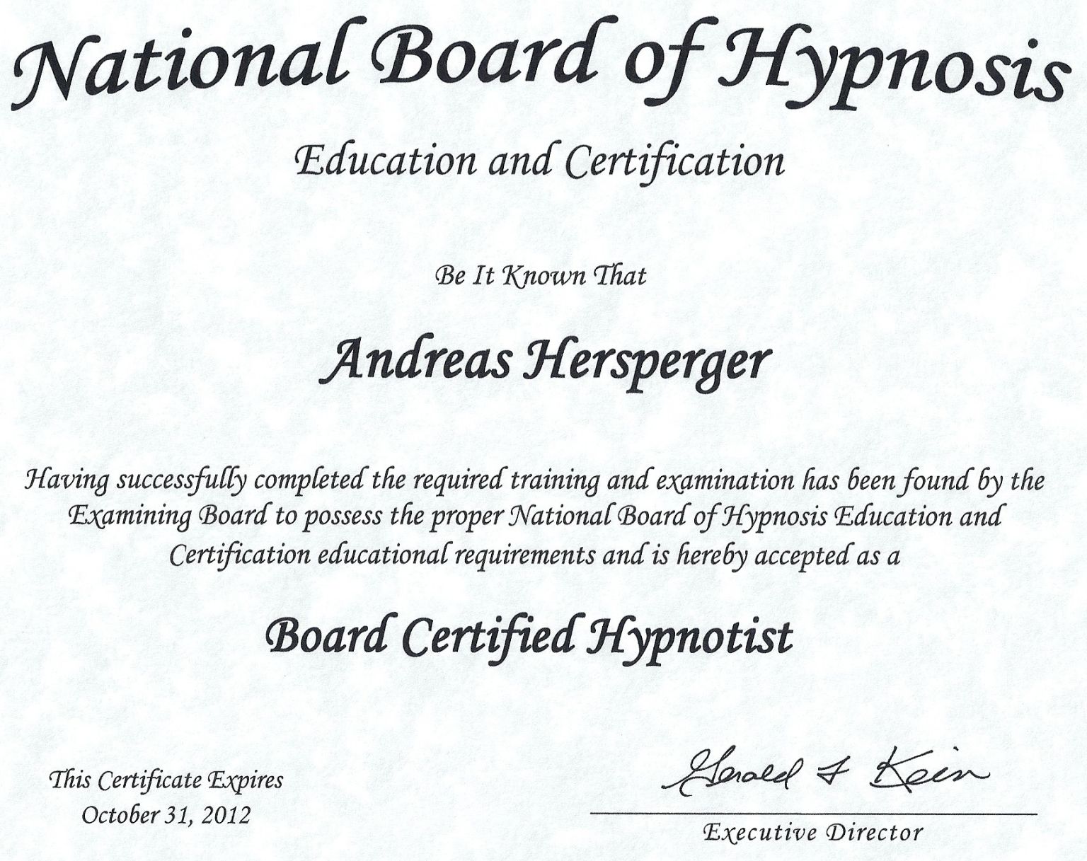 Hypnosis